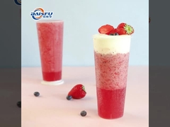 Sabor de leite de morango