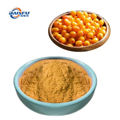 Baisfu Brown powder Professionally Manufacture And Supply Fructus Hippophae P.E. Fructus Hippophae Extract powder  Flavones 10%-40% For Food and Beverage