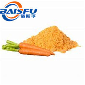 Baisfu plant extract high quality 100% water soluble Orange fine Powder Freeze-dried Carrot Powder CAS No. 7235-40-7 for β-carotene supplements of the raw material