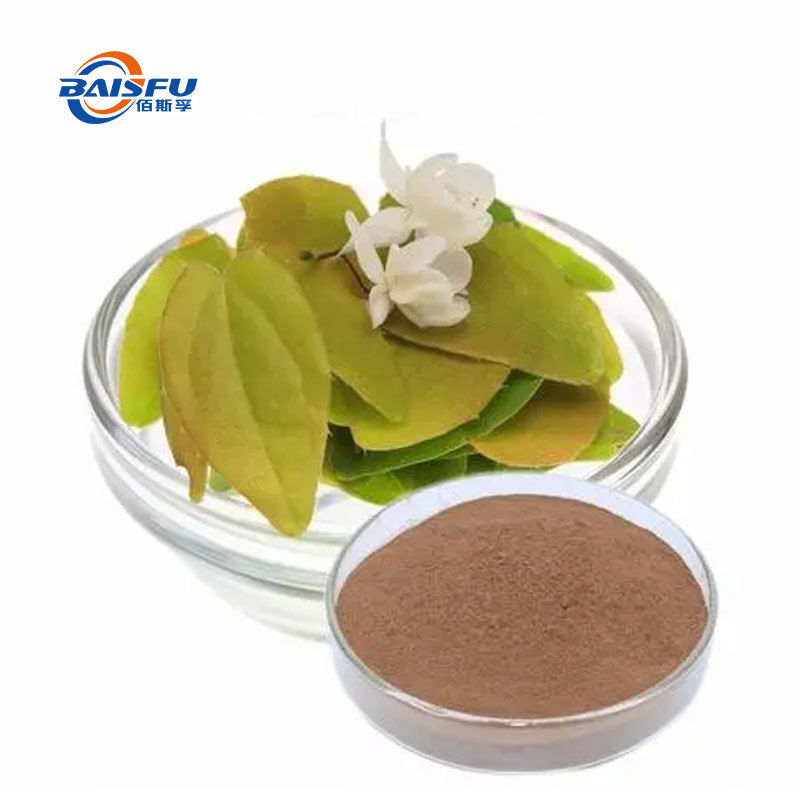 Baisfu Highly Concentrated Icariin 98% Horny Goat Weed Extract pure Plant Extract brown fine powder for Health supplements and functional foods