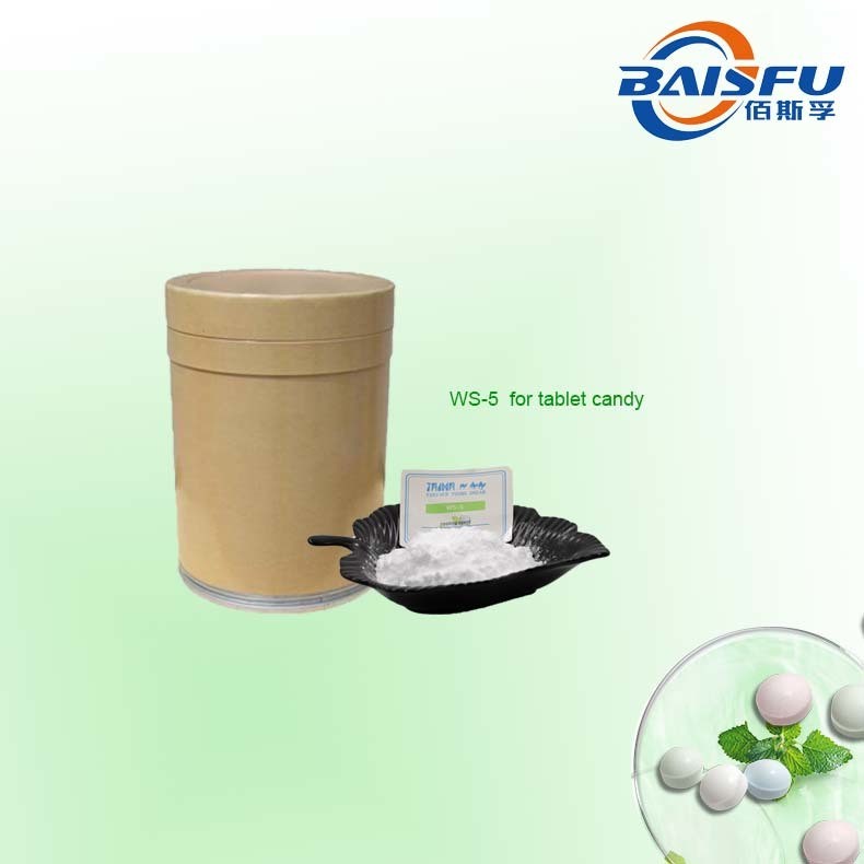 WS-5 Cooling Agent Powder CAS 68489-14-5, Food Grade Coolant for Candy & Gum