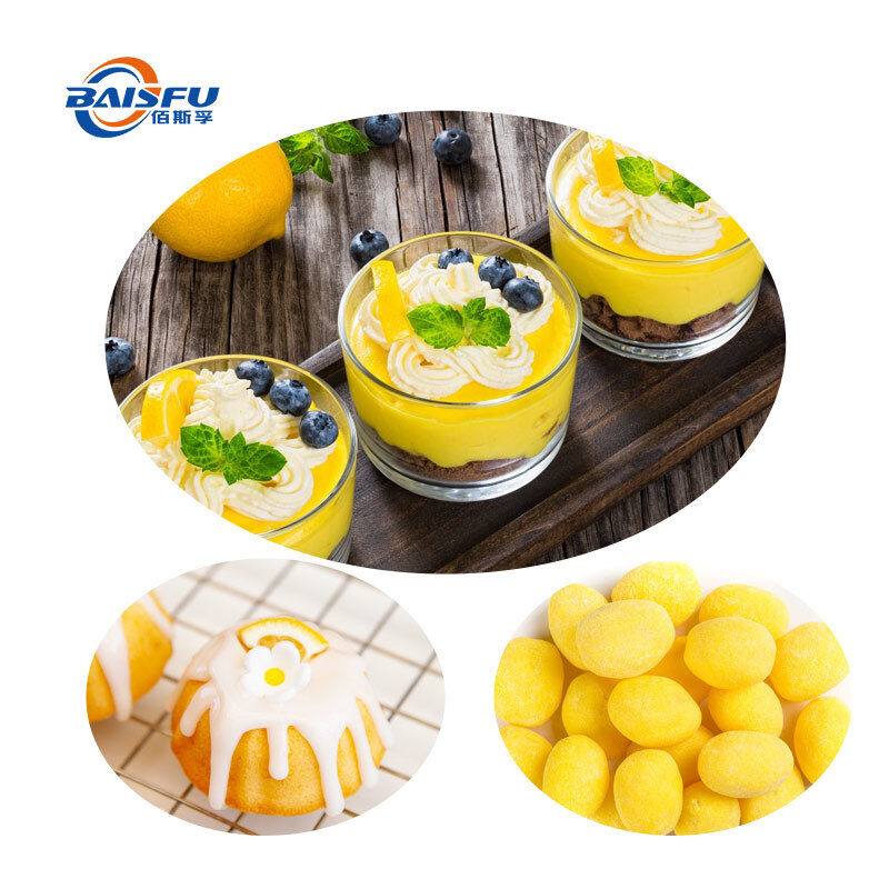Natural Lemon Flavor - Water-Soluble Liquid, High Concentration, Food Grade for Beverages, Baking, Confectionery & Dairy Products