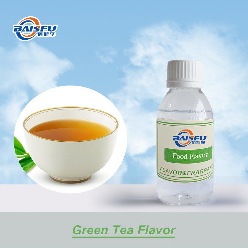 Baisfu Factory Wholesale Green Tea Flavoring/Flavor/Flavour High Concentration Liquid/Powder for Food Beverages and Baked Goods