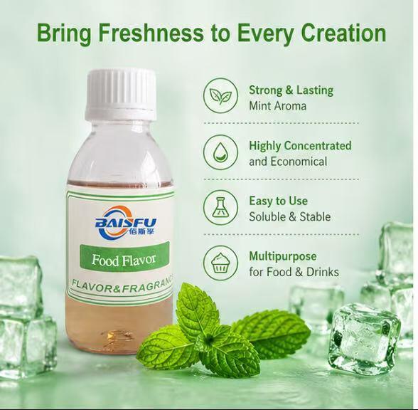 Heat Stable Mint Oil Flavor for Bakery Products Cookie Cake and Chocolate Coating