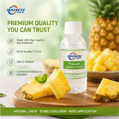 High Quality Pineapple Emulsion Flavor for Beverage Juice and Soft Drink Manufacturing