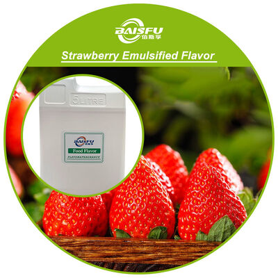 Food Essence Flavours natural food grade strawberry emulsified flavor ideal for beverage confectionery and bakery applications
